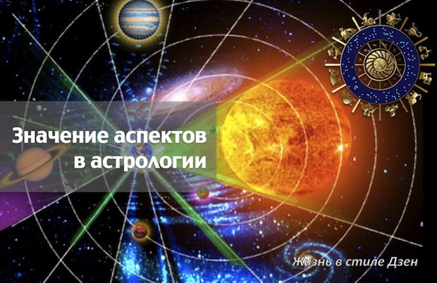 Значение аспектов планет в астрологии